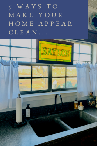 #thesouthernfix #thesouthernfixllc #farmhouse #diy #clean #cleanhome #5waystomake Five Ways to Make your home Appear #Baylor #cleansink #kitchen #farmhousekitchen #kitchensink